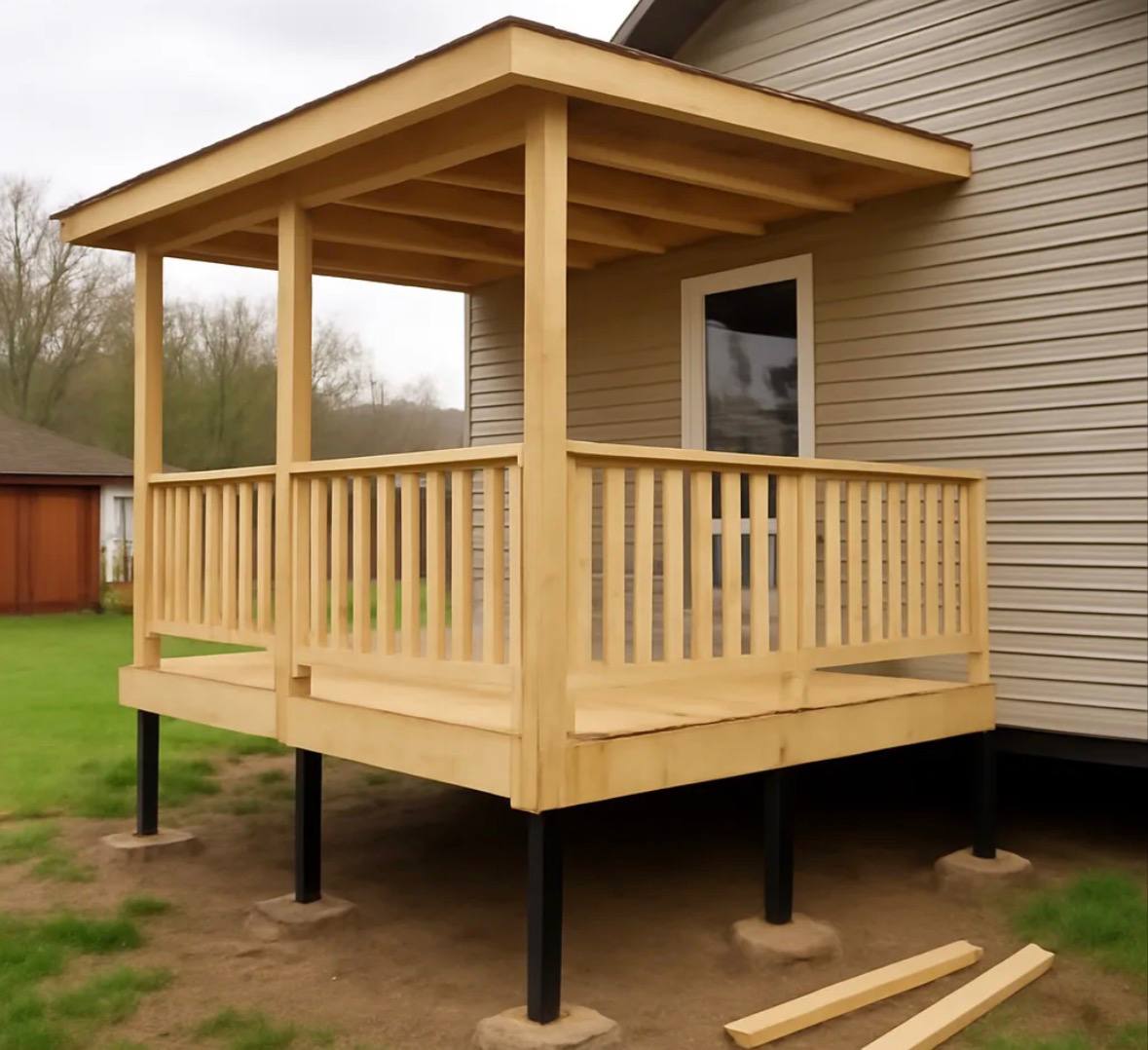 Строительство террасы